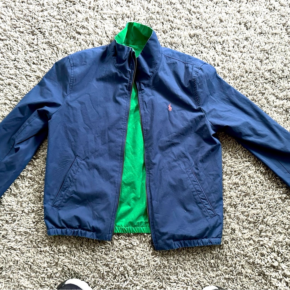 Ralph Lauren boys L light weight reversible jacket